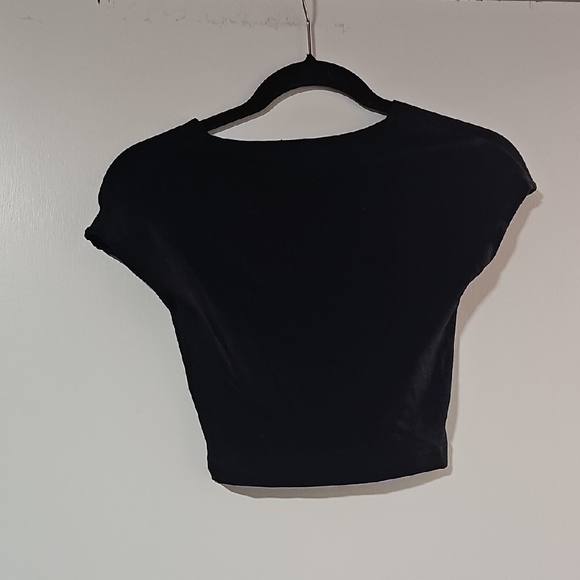 Zara Black Crop Top - Picture 3 of 3